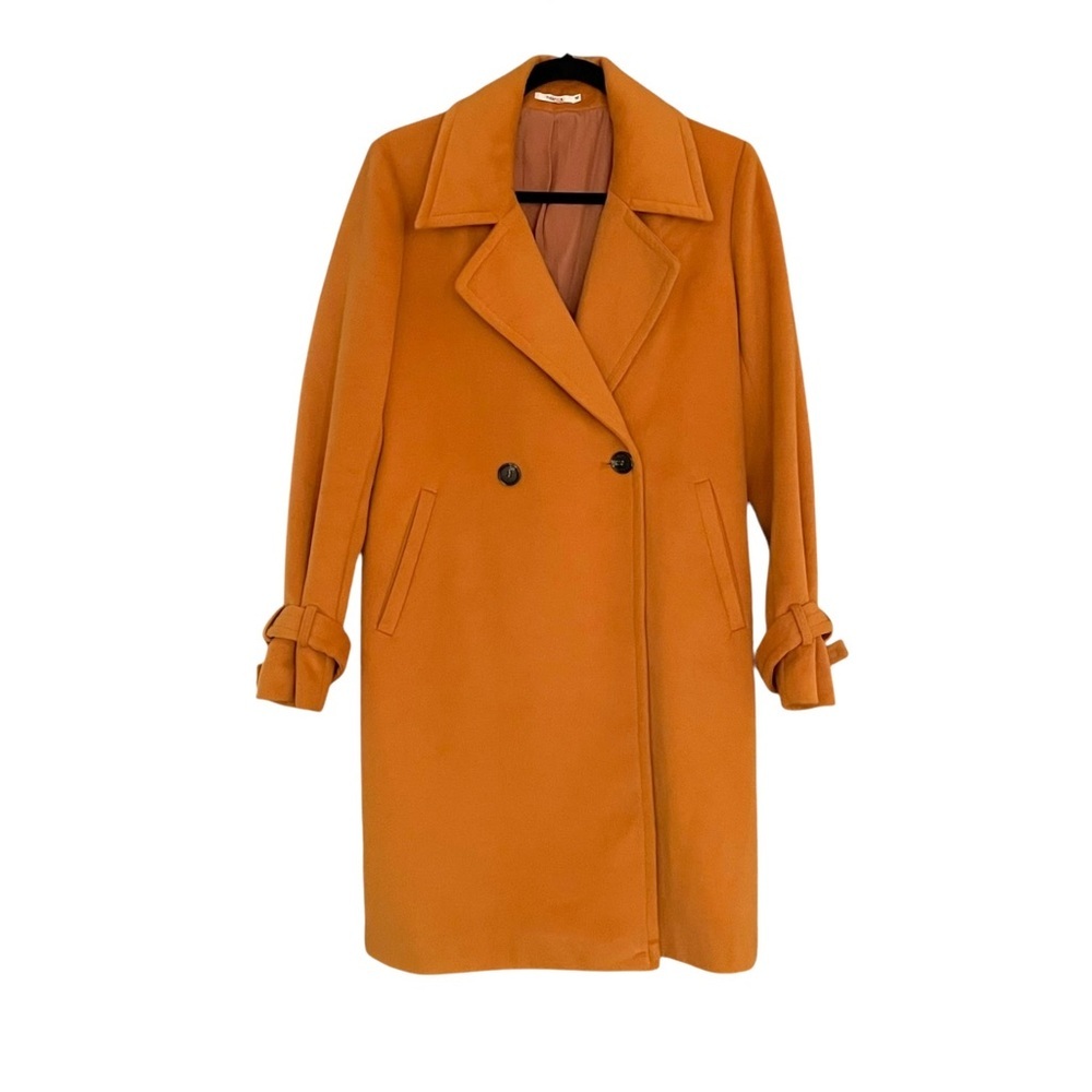 TULAROSA Double Breasted Long Coat Orange
XS
